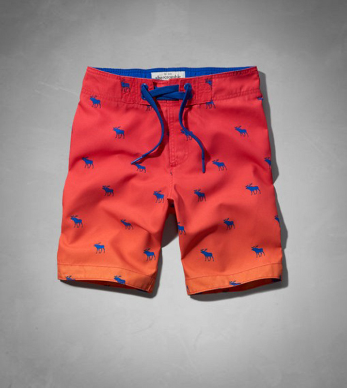 Abercrombie Fitch Hombres Nado Playa Cortos AF7633